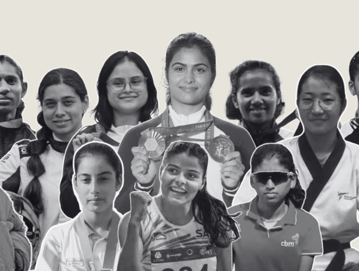 Indian women in sports made us proud 2024 - sipping thoughts banner