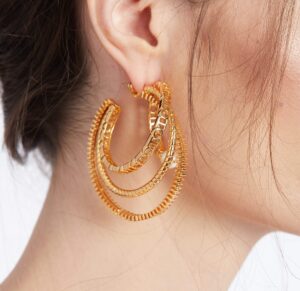 Statement Earrings - Sipping Thoughts 1